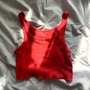Brandy Melville red tank top